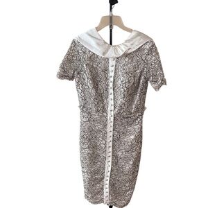 Bride’s Black & White Dress